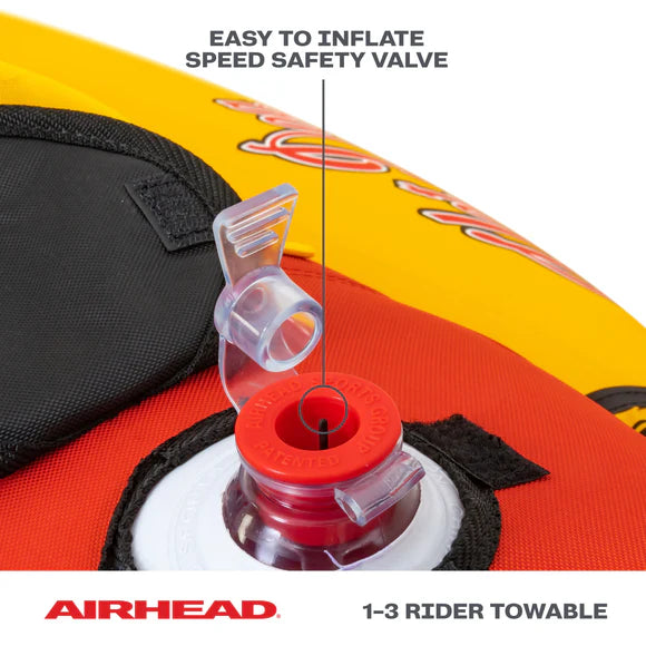 Airhead Hot Dog 3 Person Tube