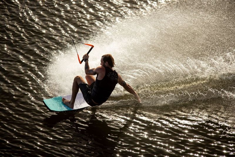 Ronix Electric Collective Wakeskate action shot
