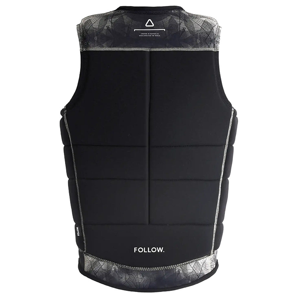 Backside of the Follow Affiliate Men's Impact Vest - Black