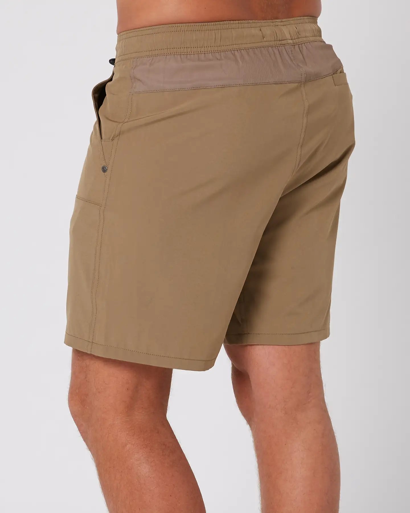 Follow All Day Shorts - Deep Taupe