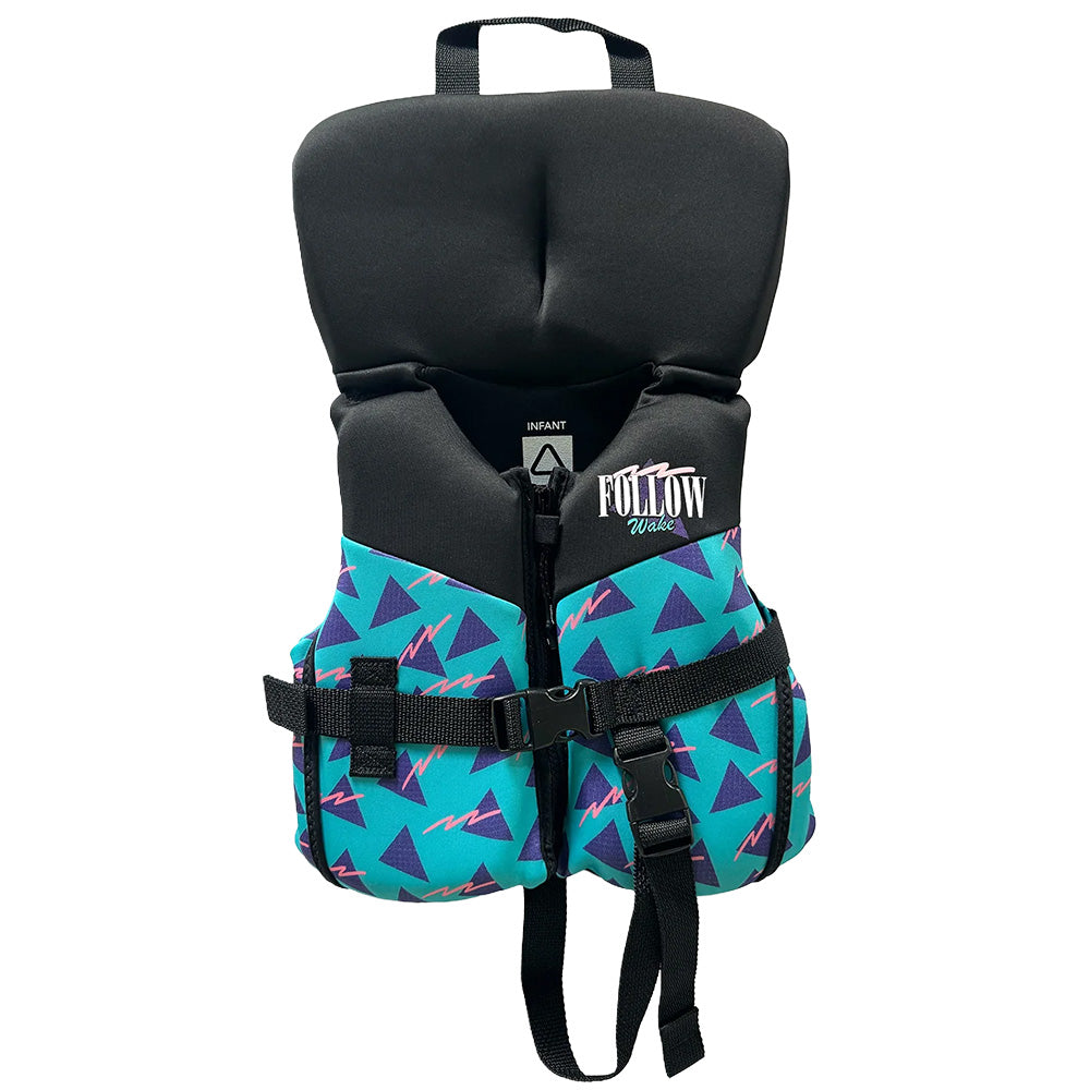 Follow Grommy Infant CGA Jacket - Black/Teal