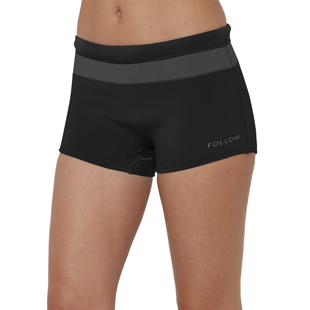 Follow Ladies Wetsuit Shorts - Black