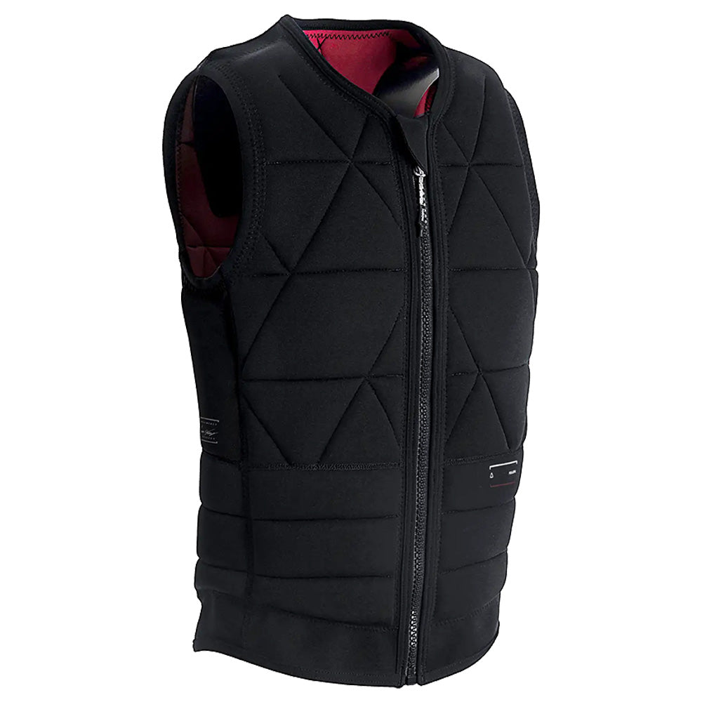 Side profile of Follow Love nor Money Men's Impact Vest - Black