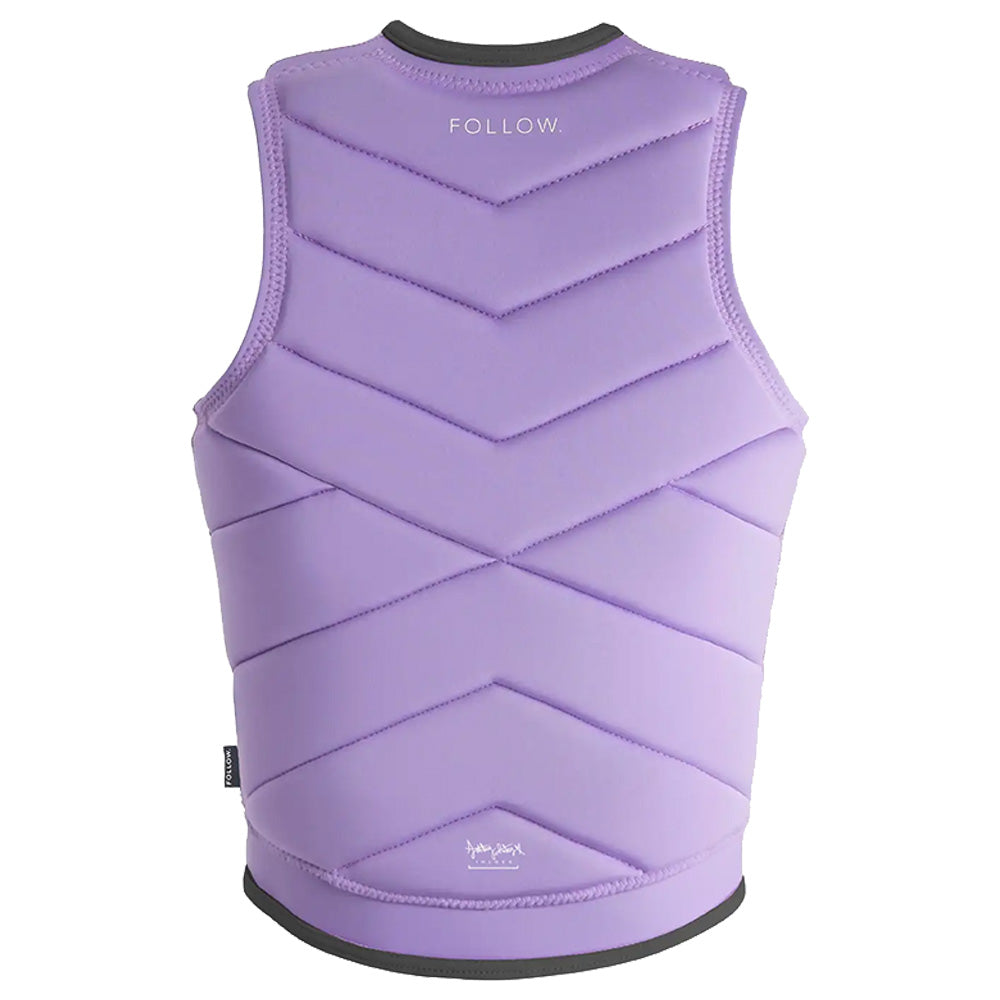 Backside of the Follow Memphis Ladies Jacket - Purple