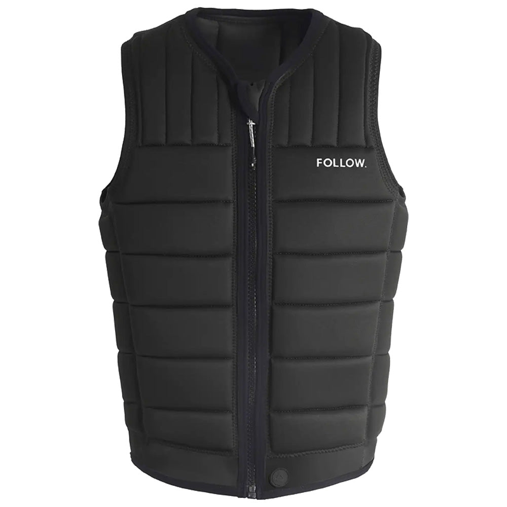 Front of the Follow Total Mens Impact vest in Dark Grey