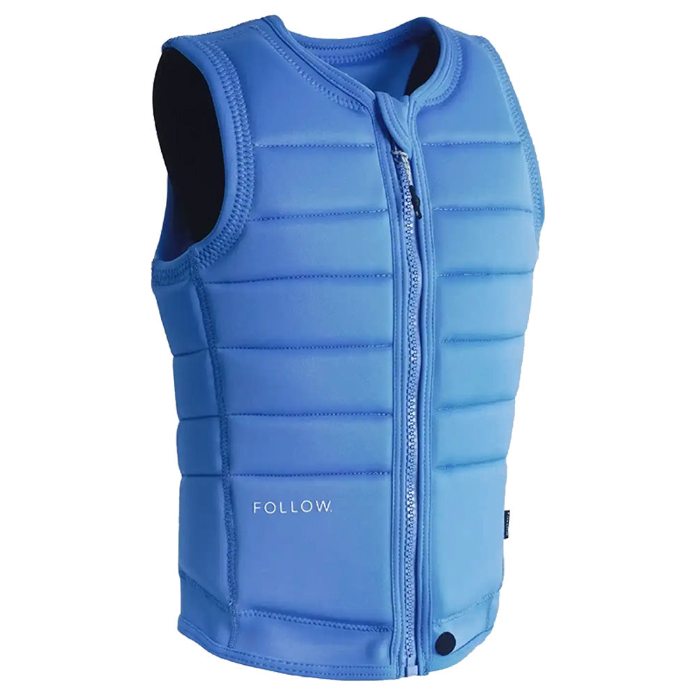 Side profile of the Follow Total Womens Impact Vest - Blue