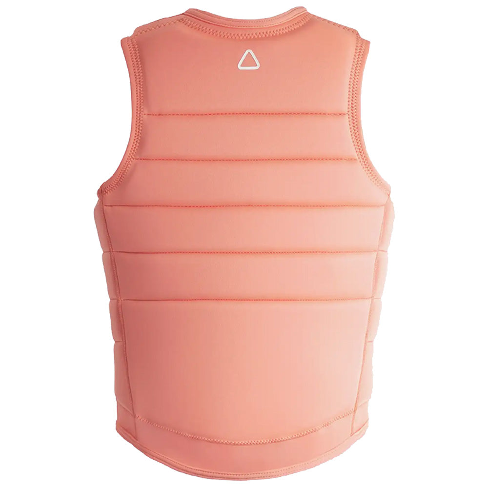 Back of the vest view of the Follow Total Womens Impact Vest - Melon