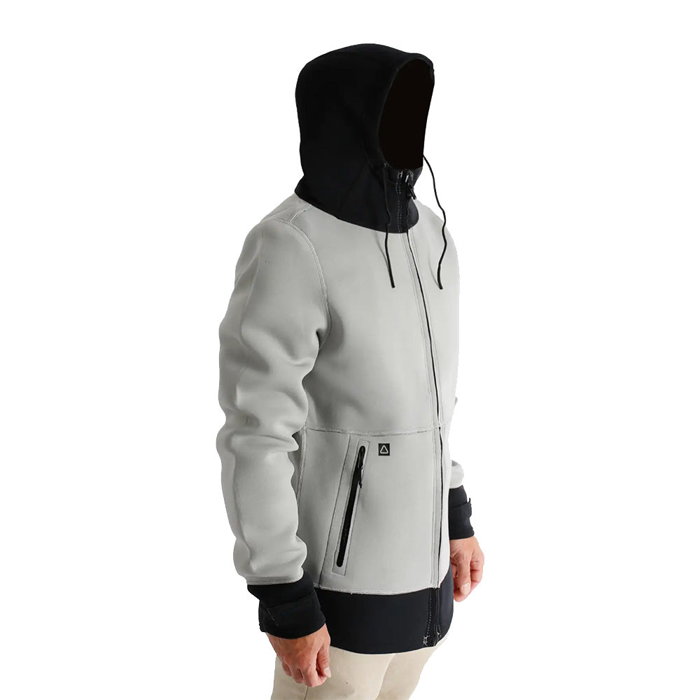 Side profile studio shot of the Follow Pro Neo Jacket - Cream