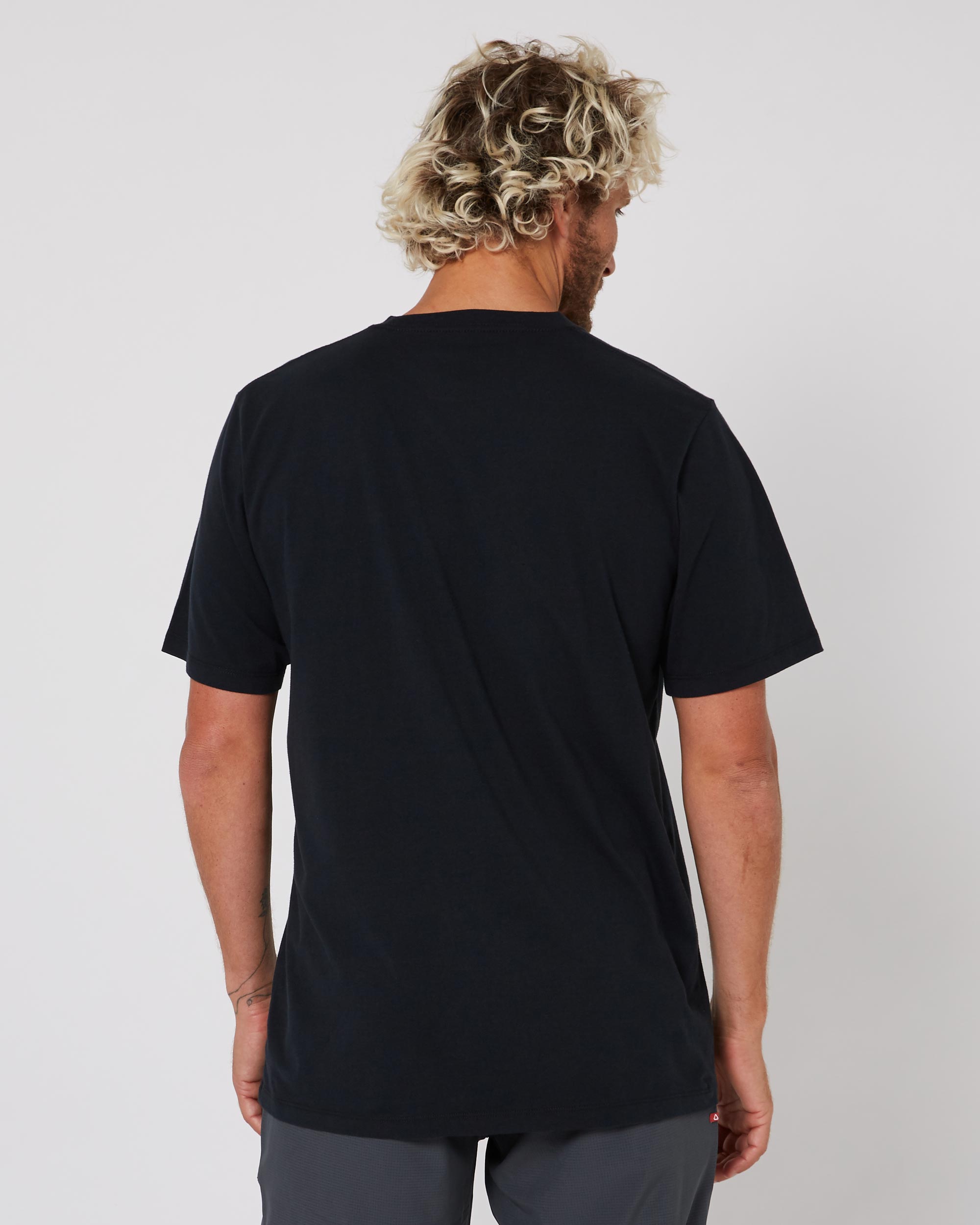 Follow Stitched Tee - Black