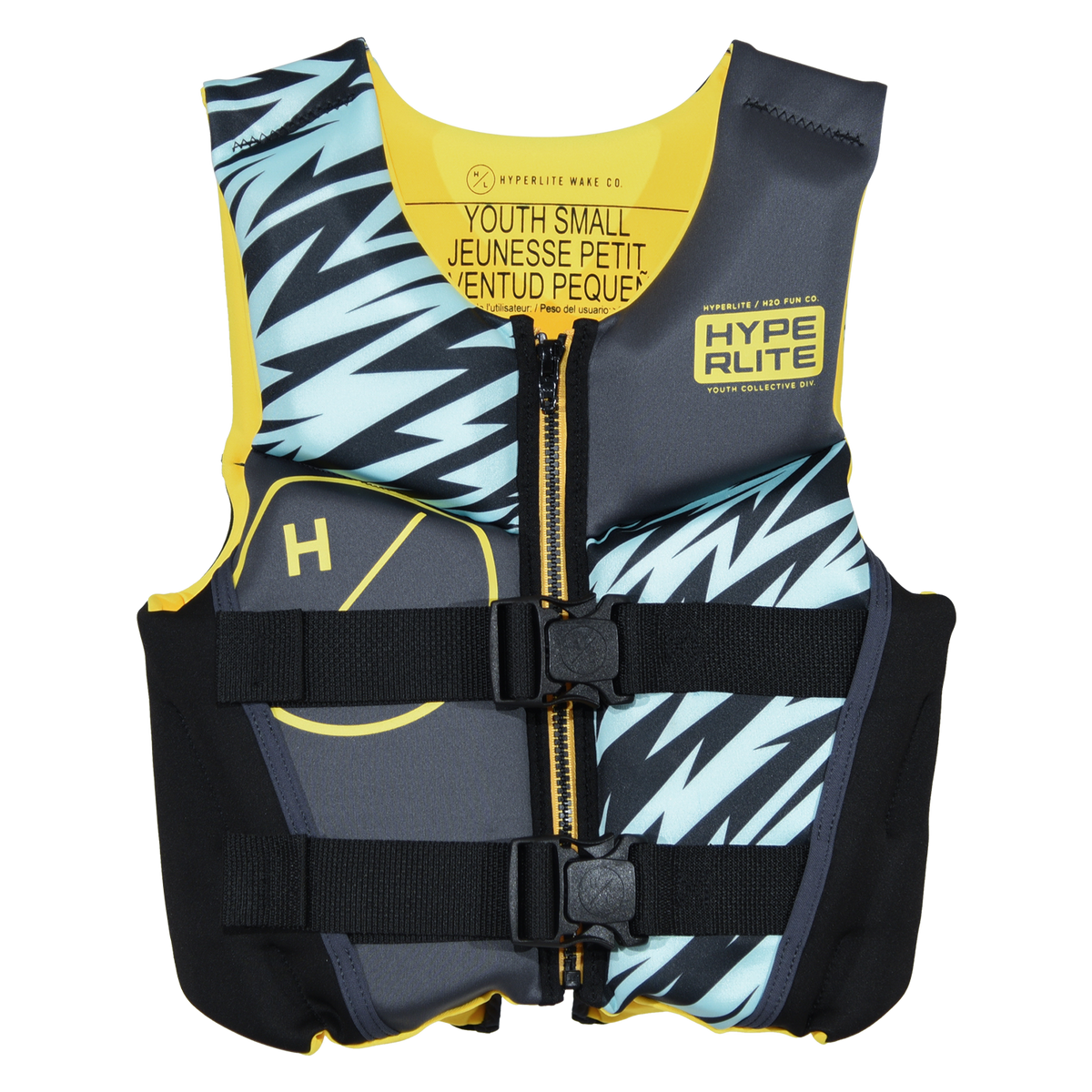 Hyperlite Boys Indy Youth CGA Life Vest - SMALL (55 - 75 LBS)