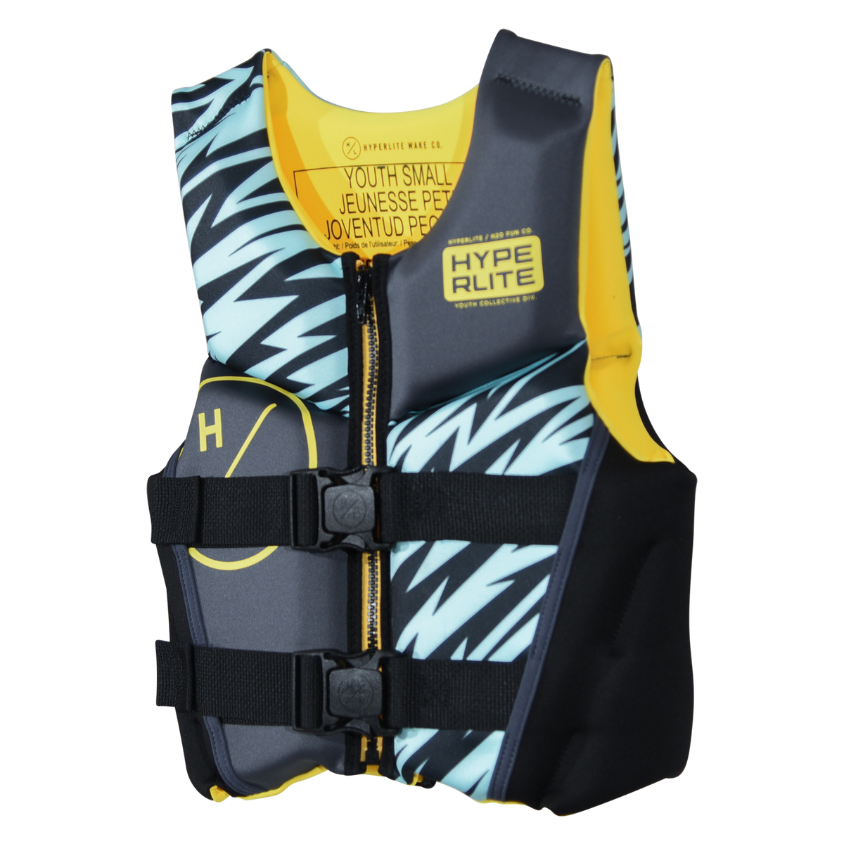 Hyperlite Boys Indy Youth CGA Life Vest - SMALL (55 - 75 LBS)