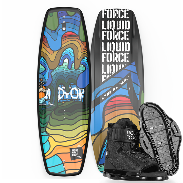 Liquid Force 2024 Fury Wakeboard | Rant Bindings