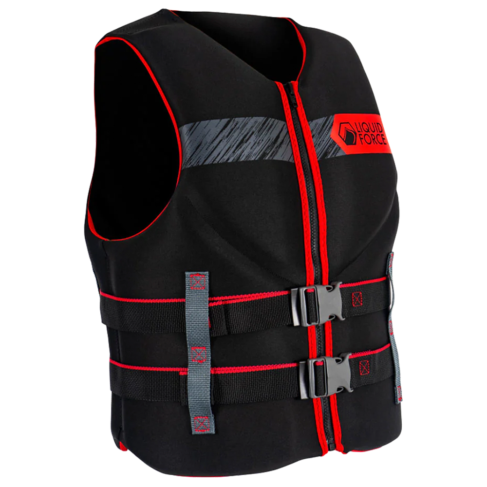 Liquid Force 2024 Hinge Classic CGA Vest - Black/Red