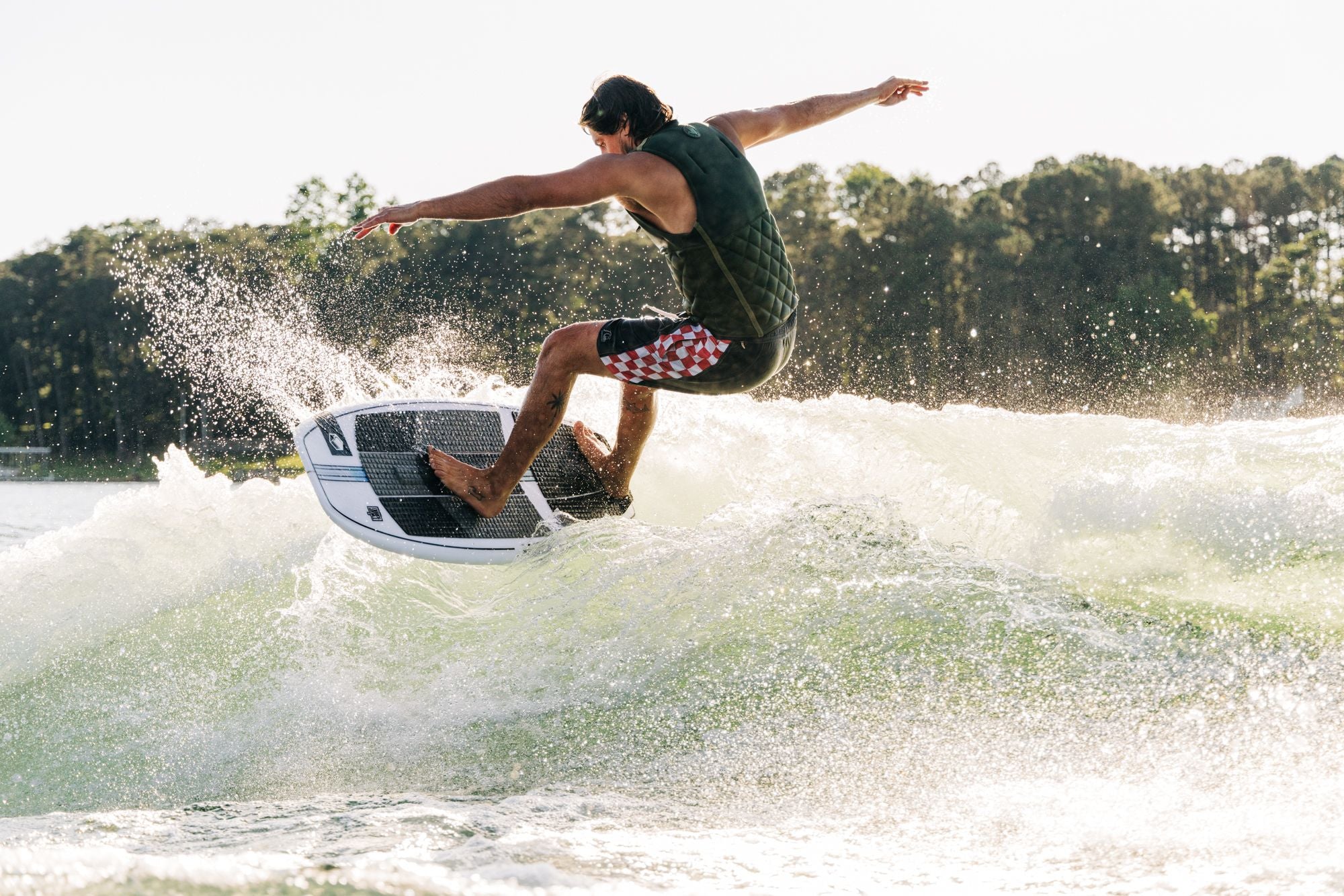 Liquid Force 2025 Twin Turbo Wakesurf Board Action Shot