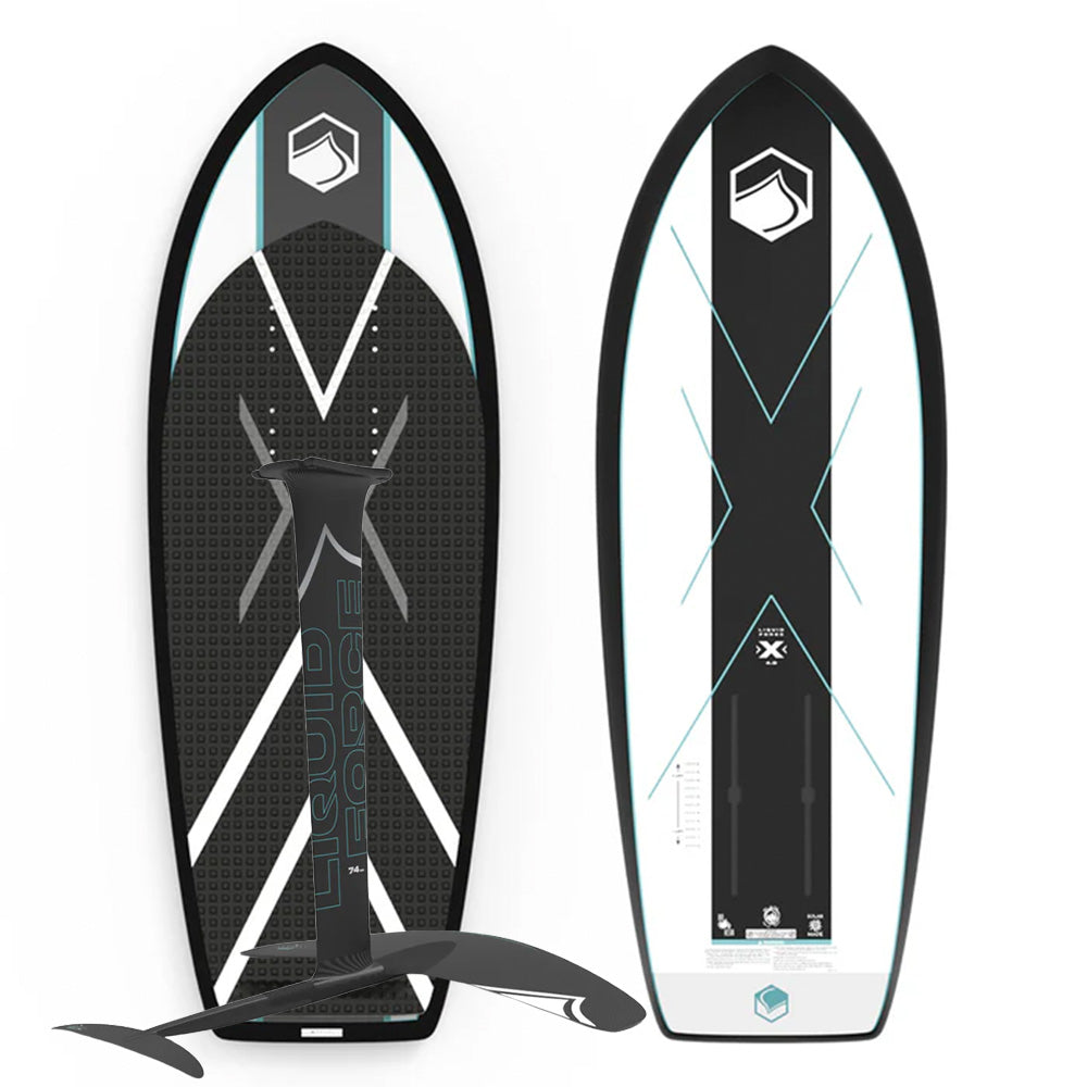 Liquid Force X Foil Board | Carbon Horizon 1550 Fuselock Foil Package