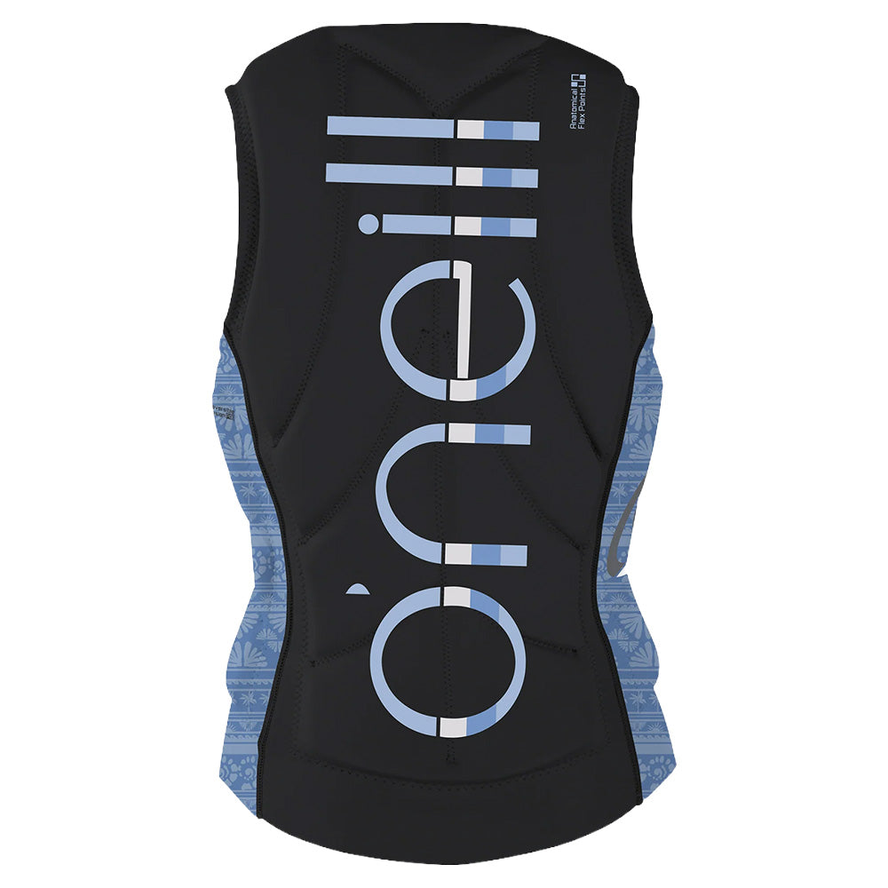 Womens slasher comp vests - steel blue