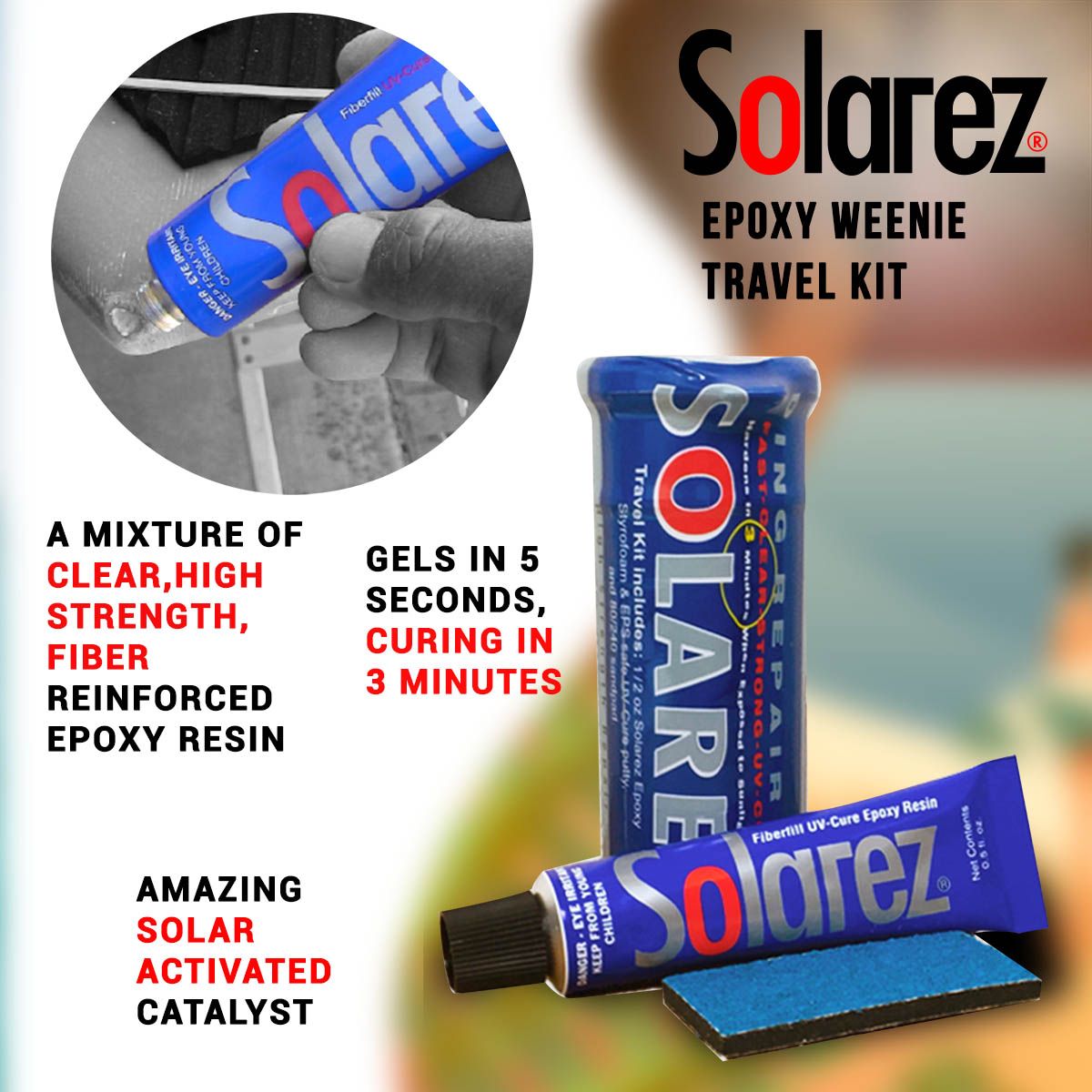 Solarez Epoxy Weenie Travel Kit