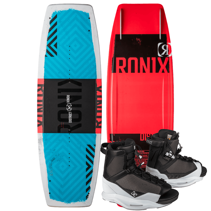 Ronix 2024 Kid's District Wakeboard | District Bindings
