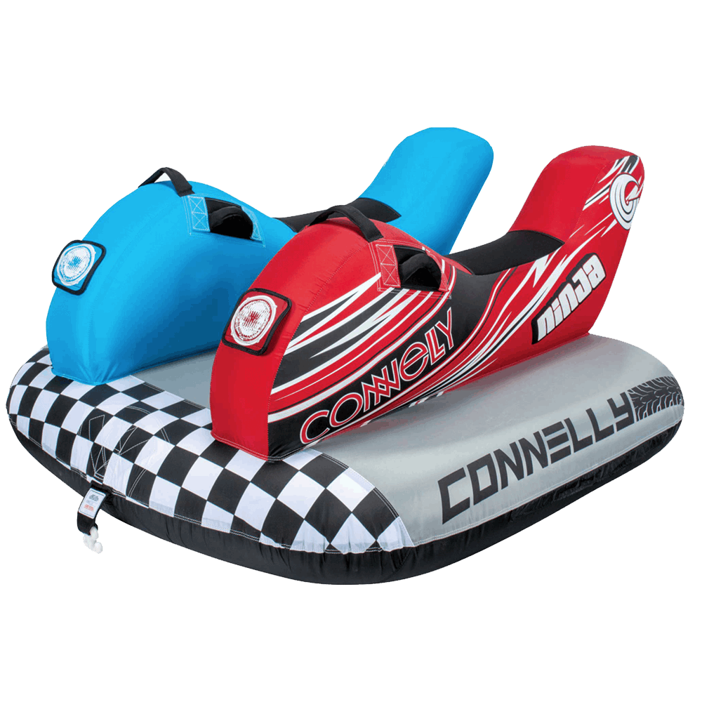 An Connelly inflatable float with a checkered pattern, made of 840D Nylon cover.