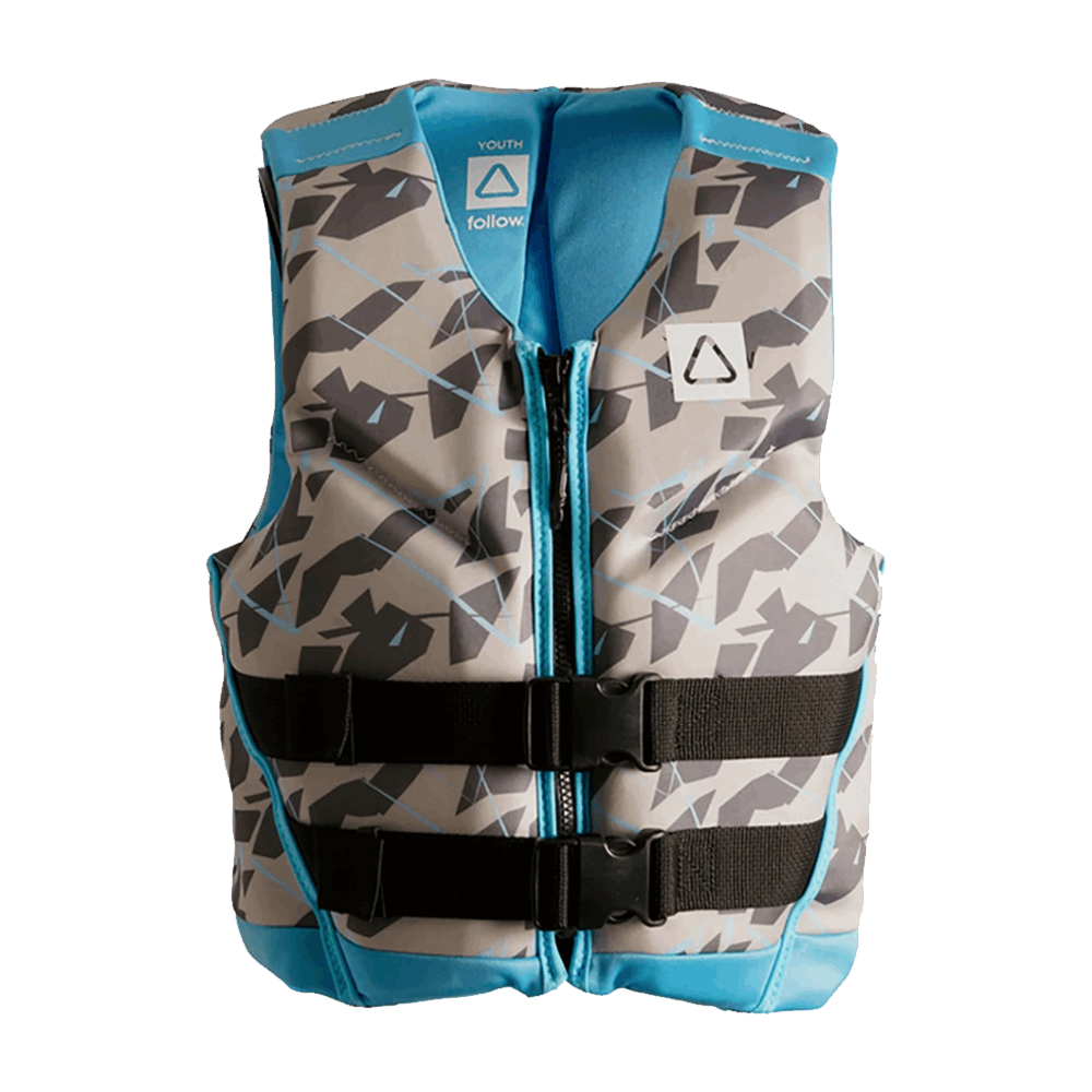 A Follow Wake Pop Youth CGA Jacket - Camo for maximum flexibility and style.