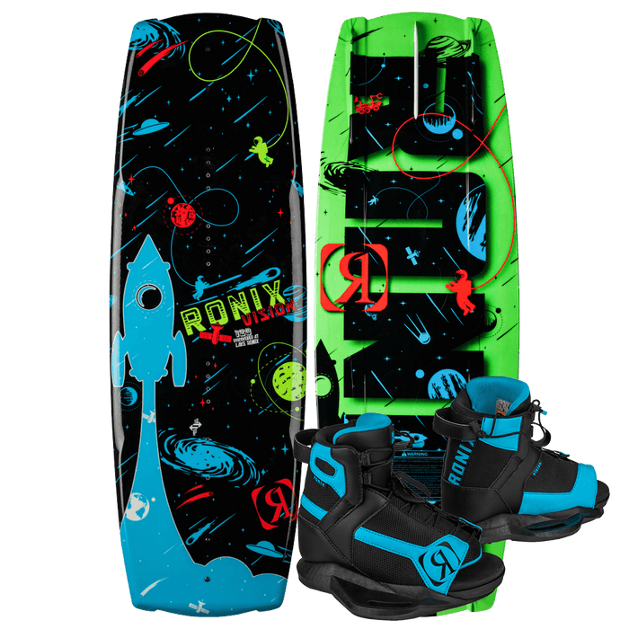 Ronix 2024 Kid's Vision Wakeboard | Vision Bindings