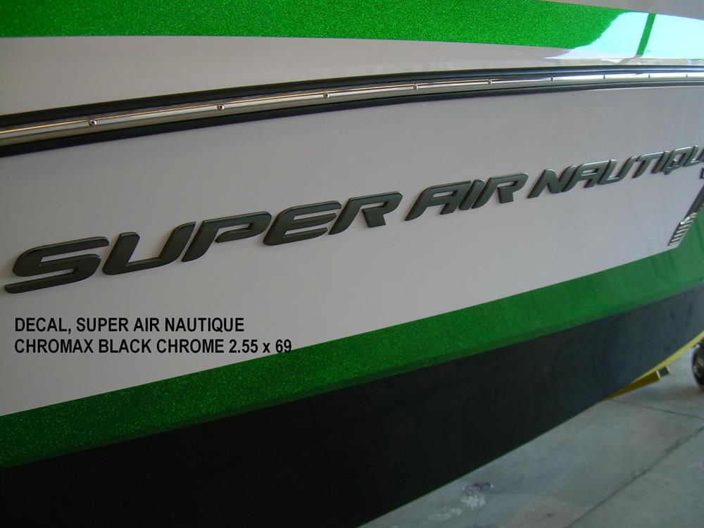 Nautique DECAL SUPER AIR NAUTIQUE CHROMAX BLACK CHROME 2.55 x 69 - 140015