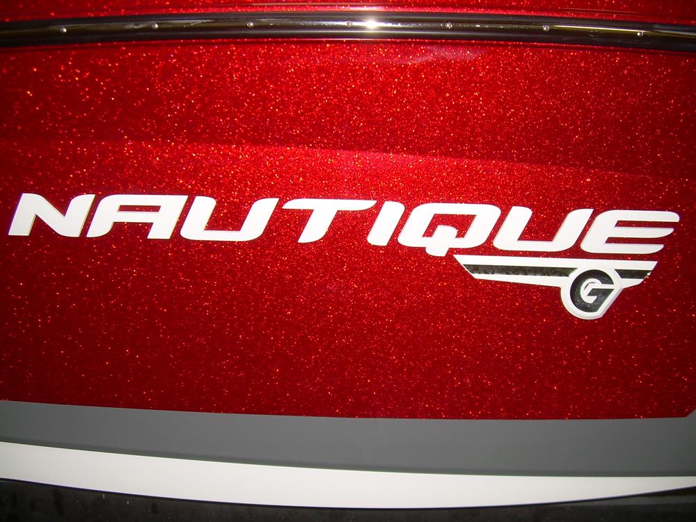 Nautique DECAL LARGE NAUTIQUE WHITE CHROMAX 3" TALL - 170280