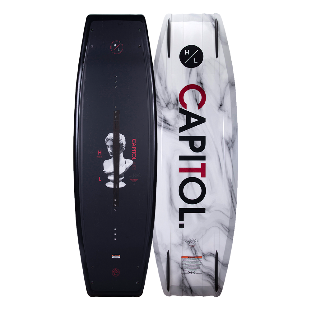 A Hyperlite 2023 Capitol Wakeboard featuring the name Cory Teunissen.