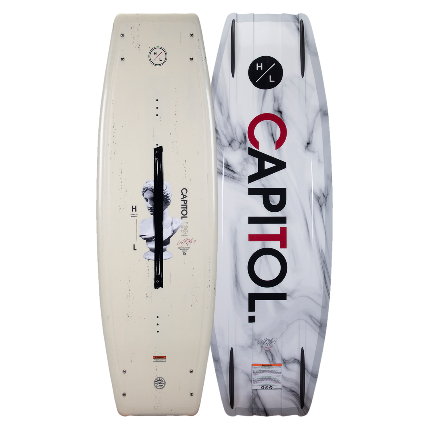 Cory Teunissen riding a Hyperlite 2023 Capitol Wakeboard.