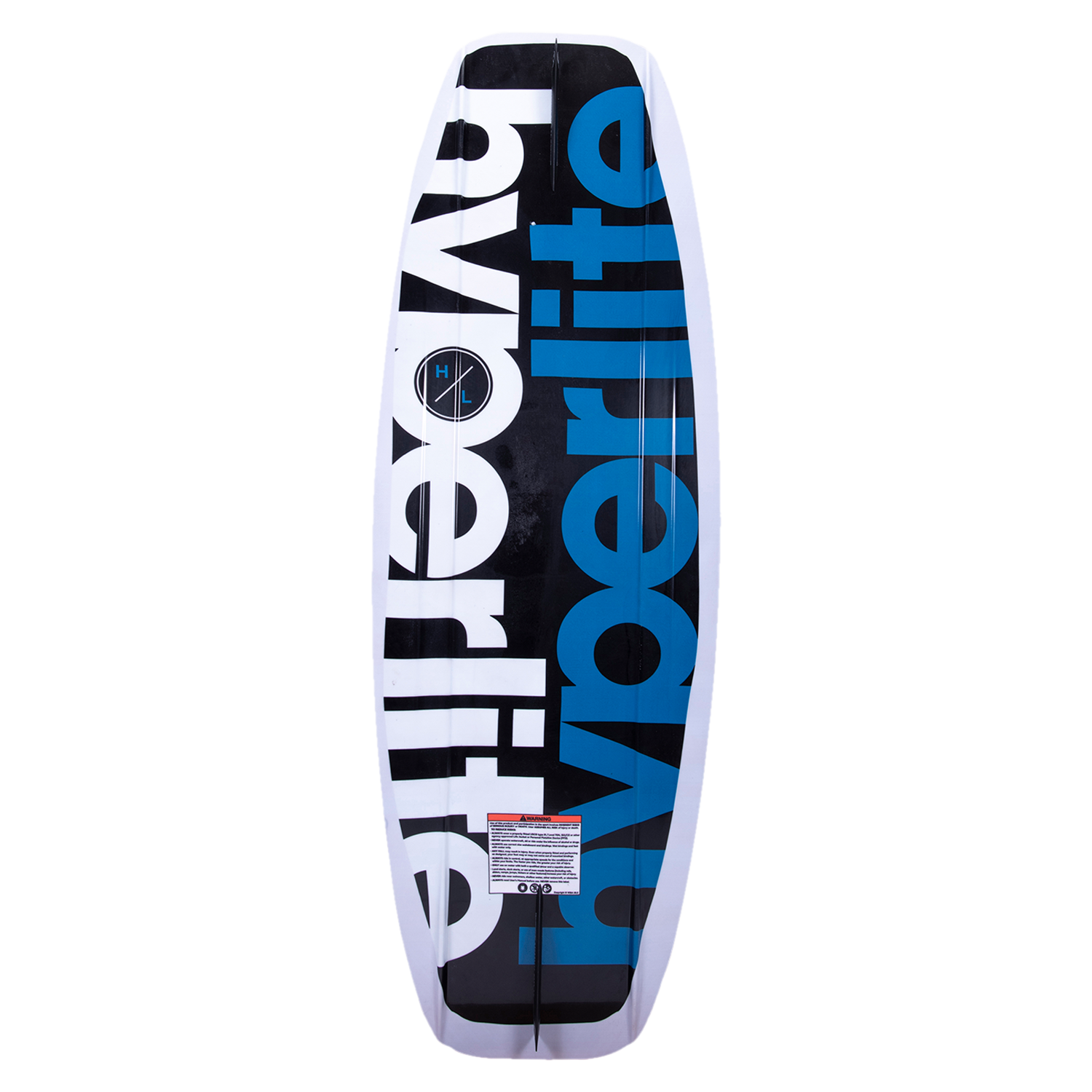 A forgiving Hyperlite 2024 Motive Jr. Wakeboard - 119 from the Hyperlite free ride series. Suitable for beginner/intermediate riders.