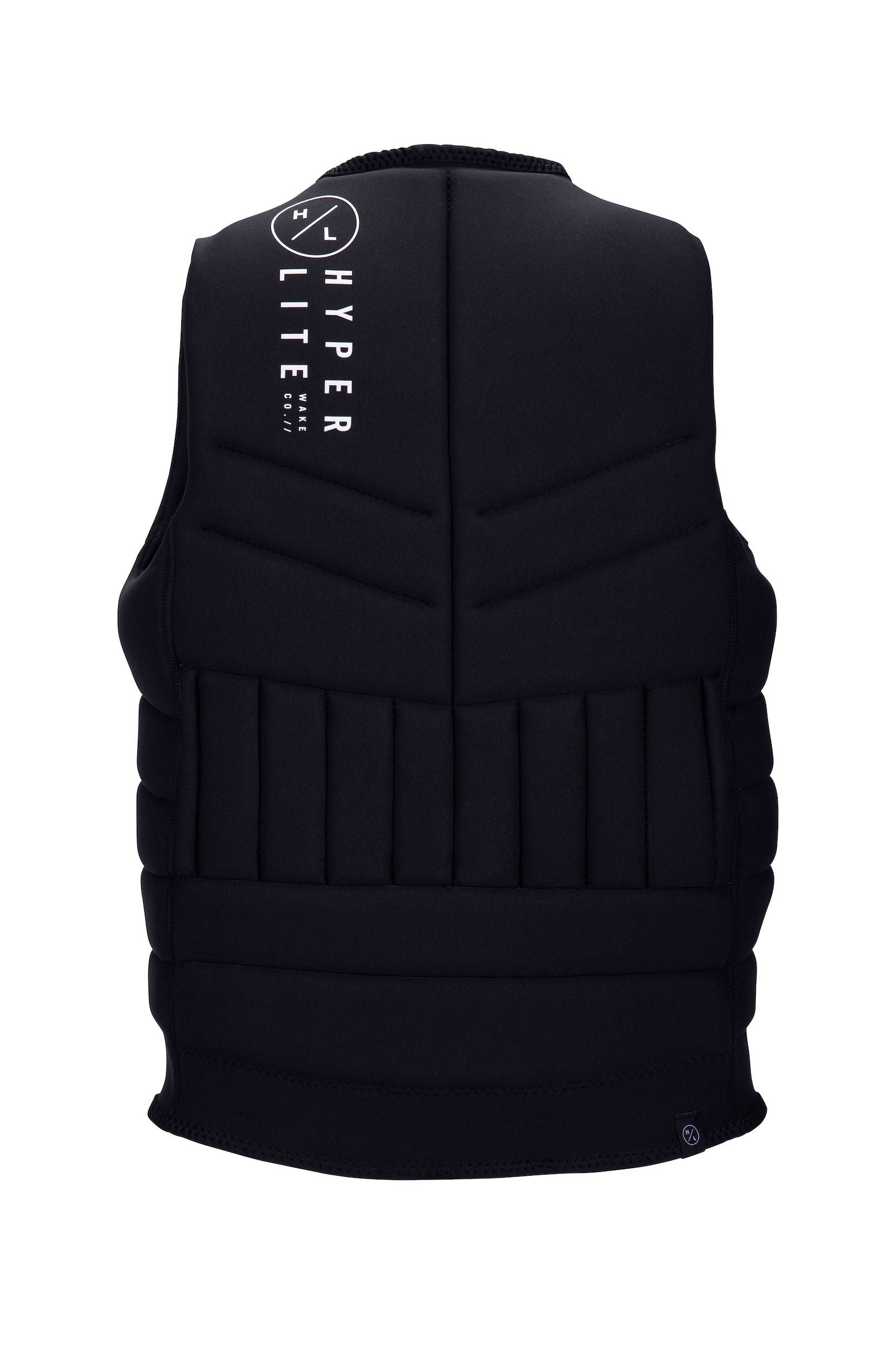 A Hyperlite 2024 NCGA Blueprint Vest with a white logo on it, also known as the Impact Jacket.