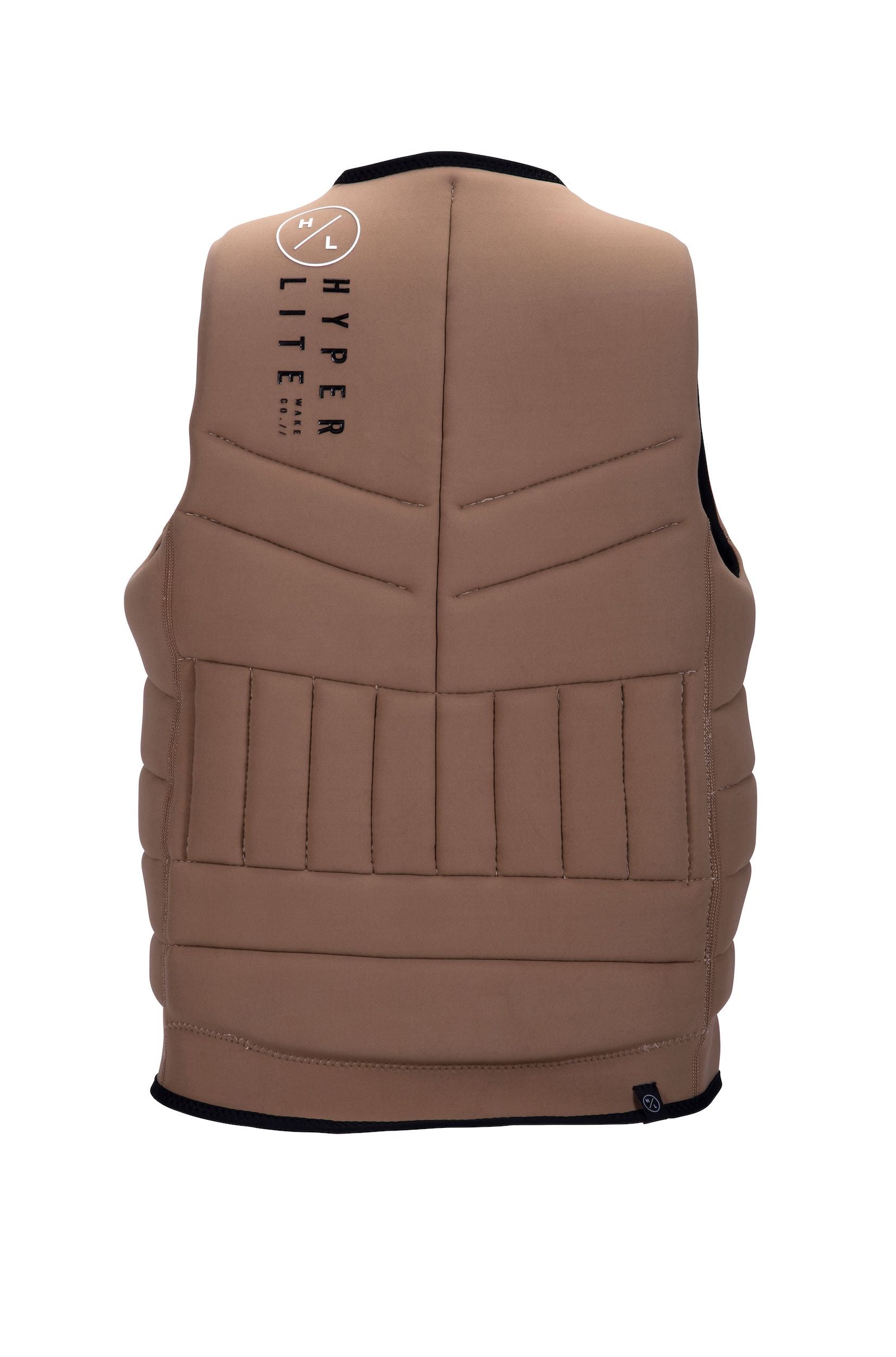 A Hyperlite Relapse Vest with a black logo on it featuring lightweight construction.