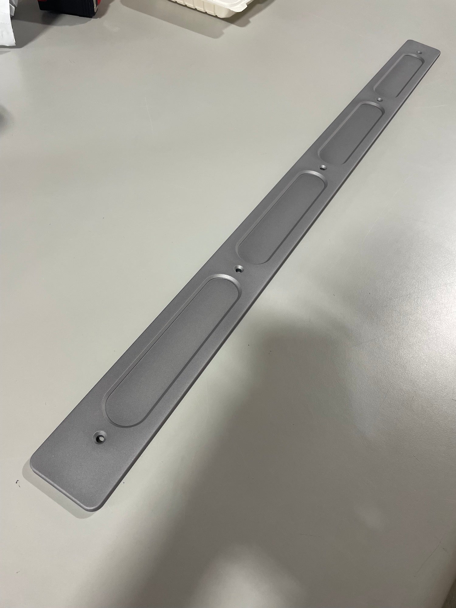 Malibu Trim, Zipper Cover, Gray Anodized, 17