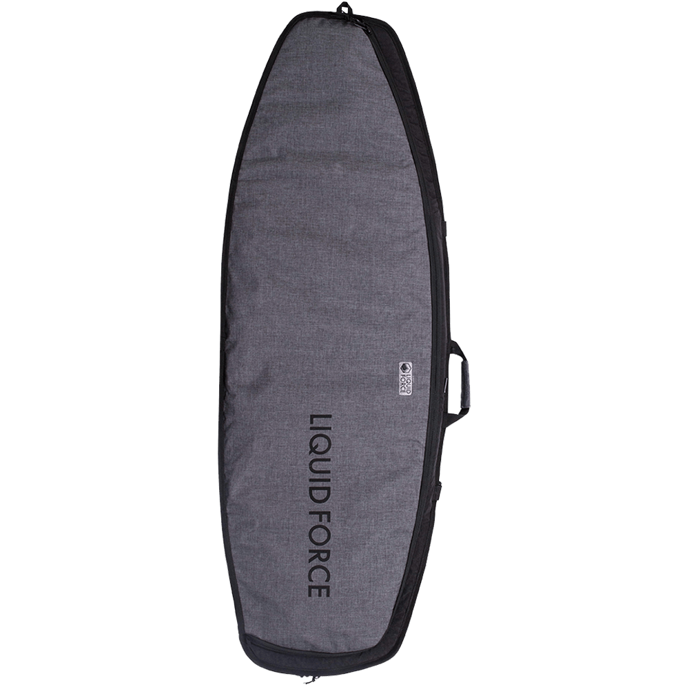 Liquid Force DLX Surf & Skim 4 Board Traveler 5'8 bag, designed specifically for transporting and protecting your beloved wake surfboards. This high-quality Liquid Force bag is a must-have for any wake surfer looking to safely transport their quiver of boards.