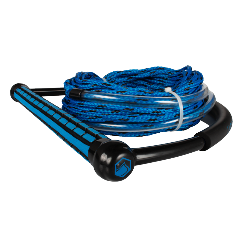 A Liquid Force TR9 Combo - Blue showcasing a wake combo, woven with high-performance PE fiber.