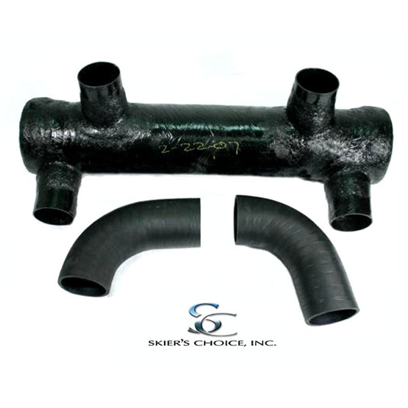 Moomba Exhaust Muffler, V-Drive 3.5" Hose (100701)