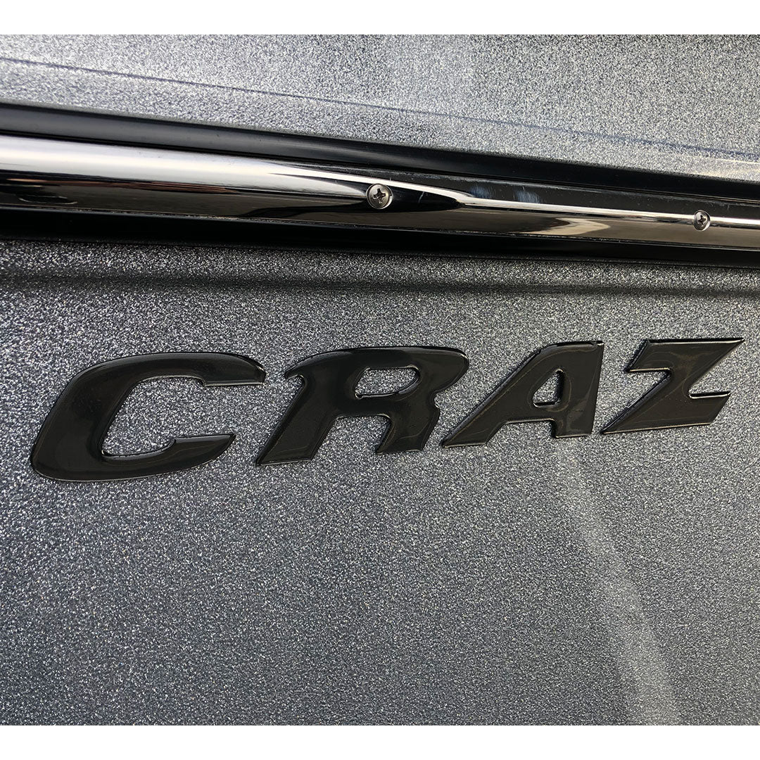 Moomba CRAZ Black Chrome, Transom Decal (116055)