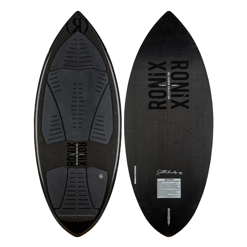 A high-end Ronix 2024 Carbon Air Core 3 Skimmer wakeboard.