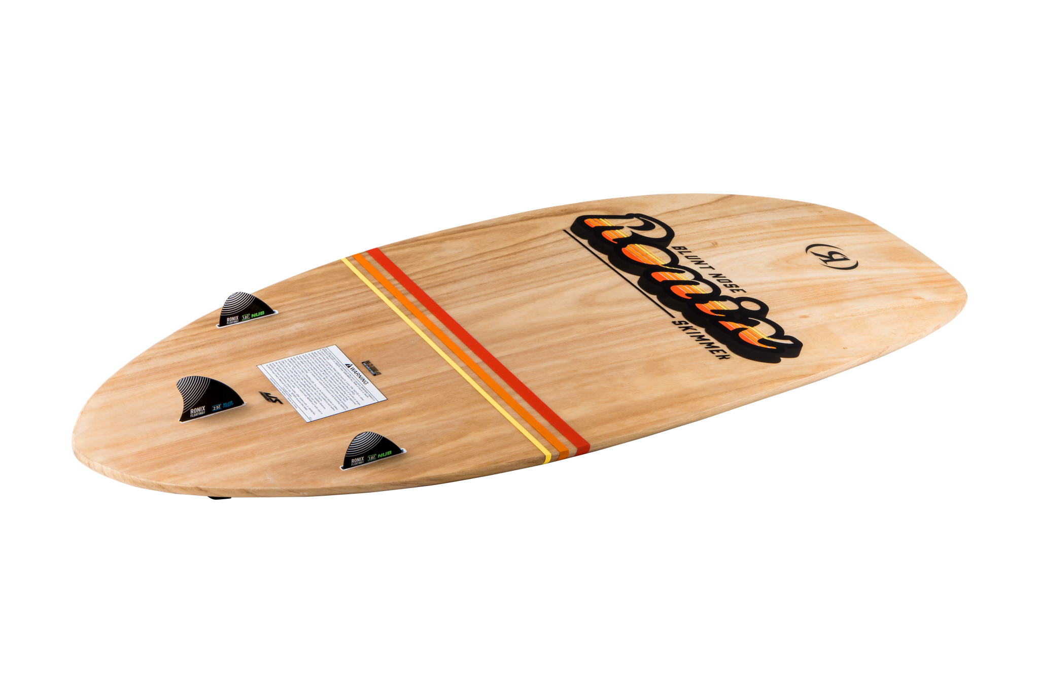 A Ronix 2024 Element Core Blunt Nose Skimmer on a black background.