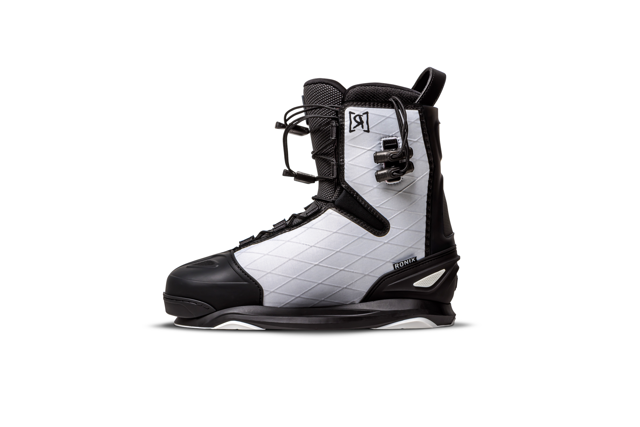 A pair of comfortable Ronix 2023 RXT Boots with lightweight flexibility on a black background.