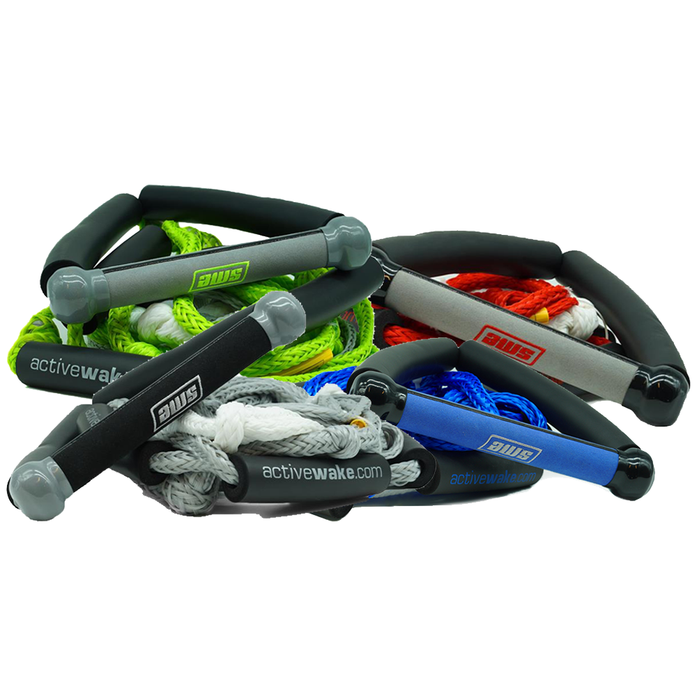 Active Bungee Surf Rope - 10" Handle Hide Grip 25ft 4-Sect. Rope - Asst. Color