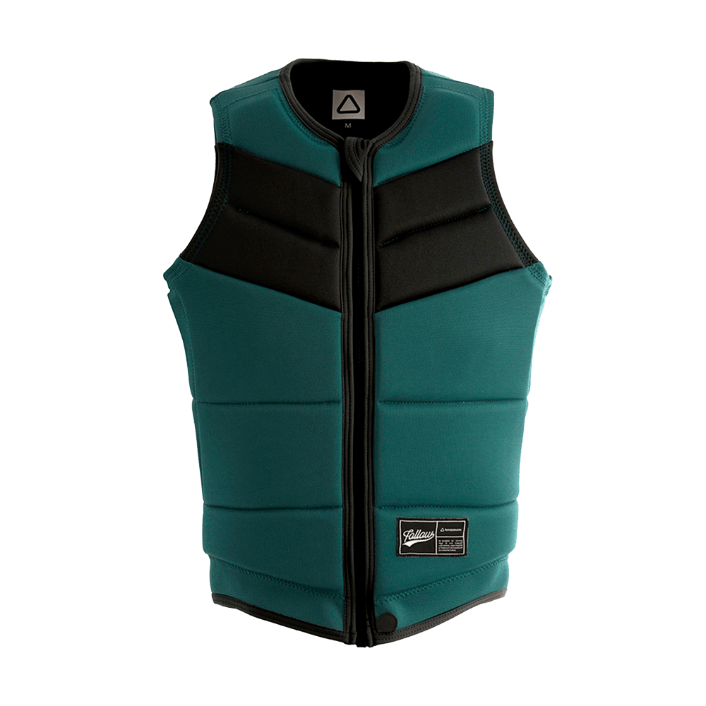 The 2021 Follow Primary Men's Jacket in teal and black, designed for a Pro Fit.