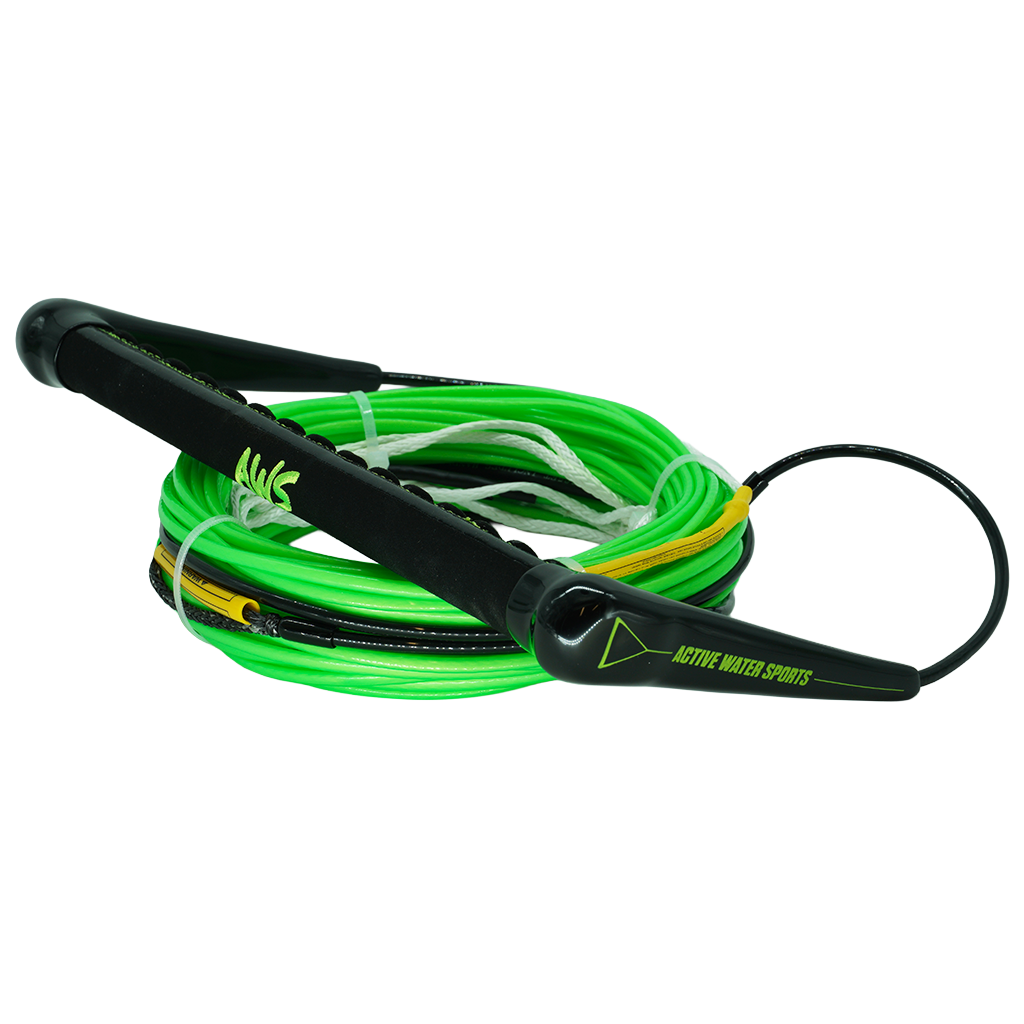volt green wakeboard rope and handle