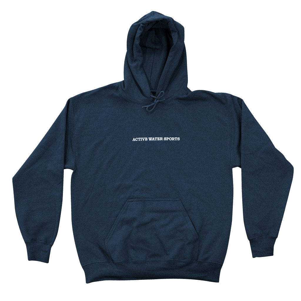 AWS Embroidered Hoodie – Navy