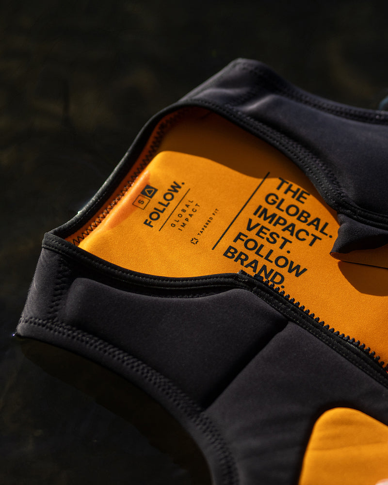 Follow Global Men's Jacket - Black/Orange