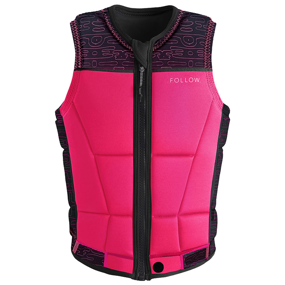 Follow Harmony Ladies Jacket - Black/Pink