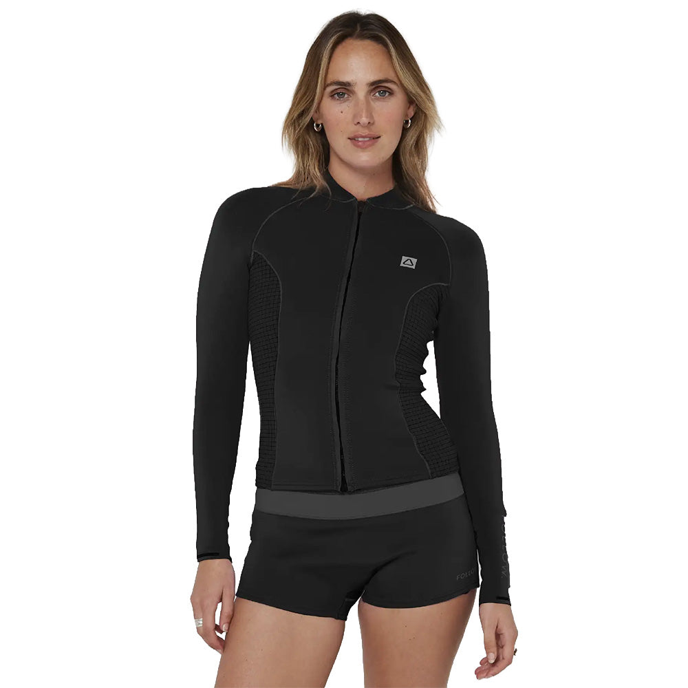 Follow Ladies FZ  Wetty Top - Black