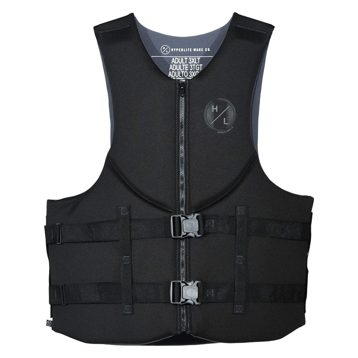 Hyperlite Indy Men's CGA Big & Tall Life Vest - Black/Grey 2027