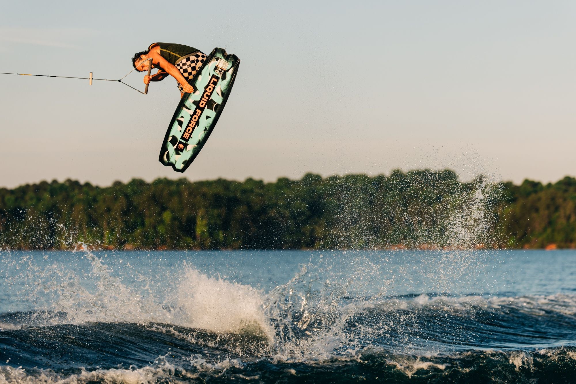 Liquid Force 2025 Remedy Wakeboard - Harley Clifford Action Shot