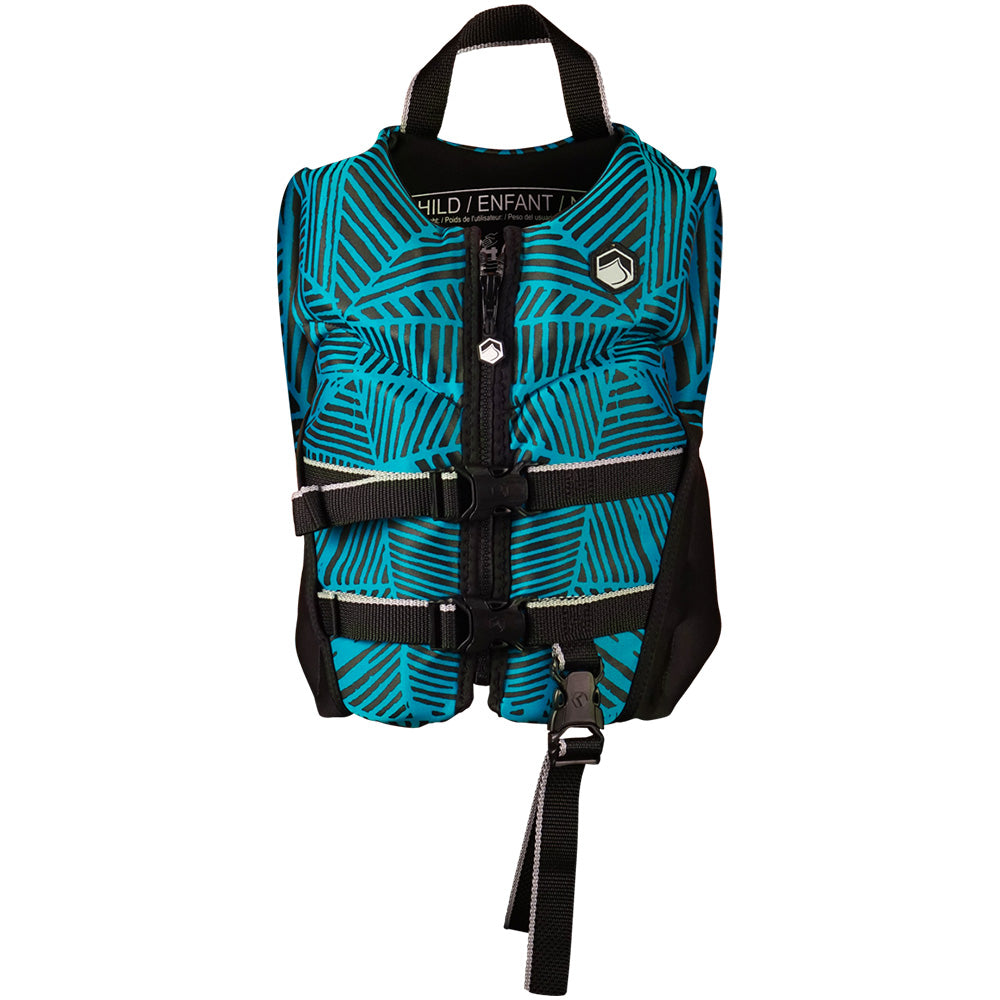 Liquid Force Fury Kids CGA Life Vest - Blue/Black  (33 - 55 LBS)